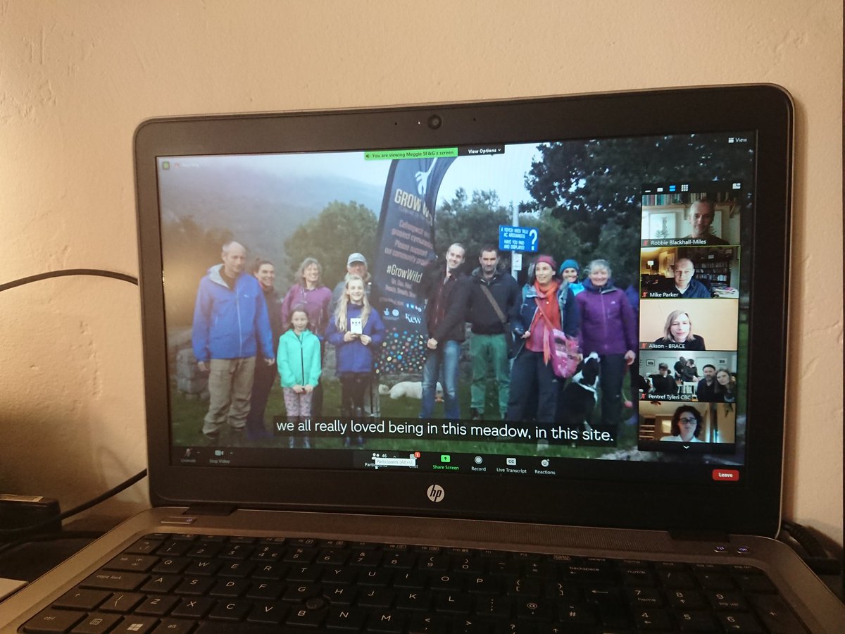 So pleased to be at the CLAS Cymru online #CLASAwards receiving our award this evening from @FCFCGWales @SFarms_Gardens! Thank you to everyone that has helped make Cae'r Ddôl such a special place for people and wildlife.