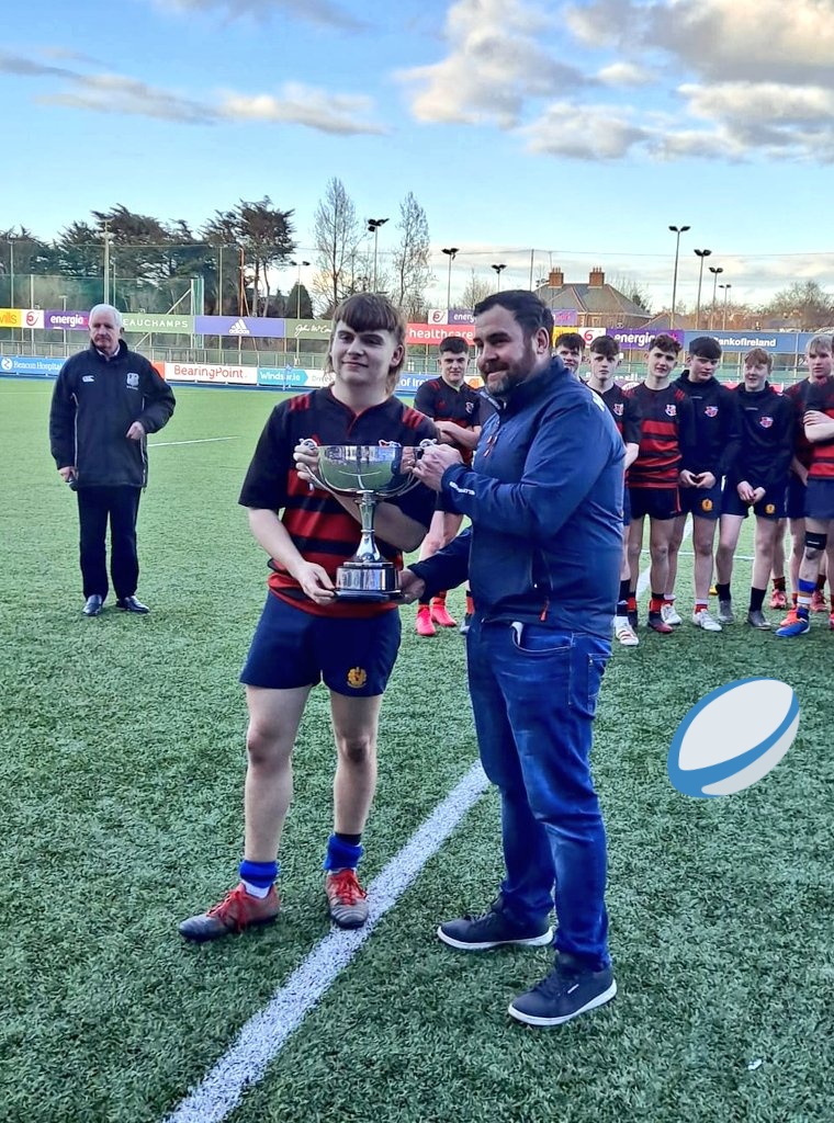 SMESecondary's tweet photo. CHAMPIONS! 🏆 Congrats to our Senior Boys rugby team on a superb victory in the Anne McInerney Cup final today! @LeinsterBranch @offalylocalnews @PatG09 @grainne_vaugh @BernardWestman  @RfcEdenderry #Champions https://t.co/k4Q3FvCHnA