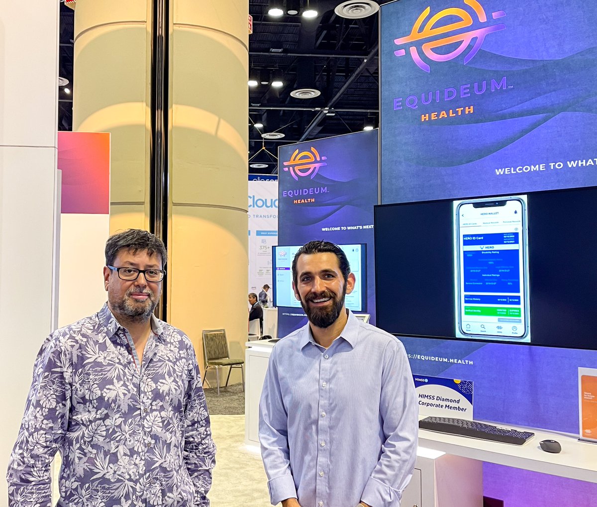 Our CEO and Chief Strategist, Lee Phillips, and Michael Levy, CEO of <a href="/DHITglobal/">DHIT Global</a> are proud to be supporting <a href="/equideumhealth/">equideumhealth</a> today at #himss22. #digitalhealth #healthcare #EquideumHealth #DHIT #BluedoorGroup <a href="/HIMSS/">HIMSS</a>