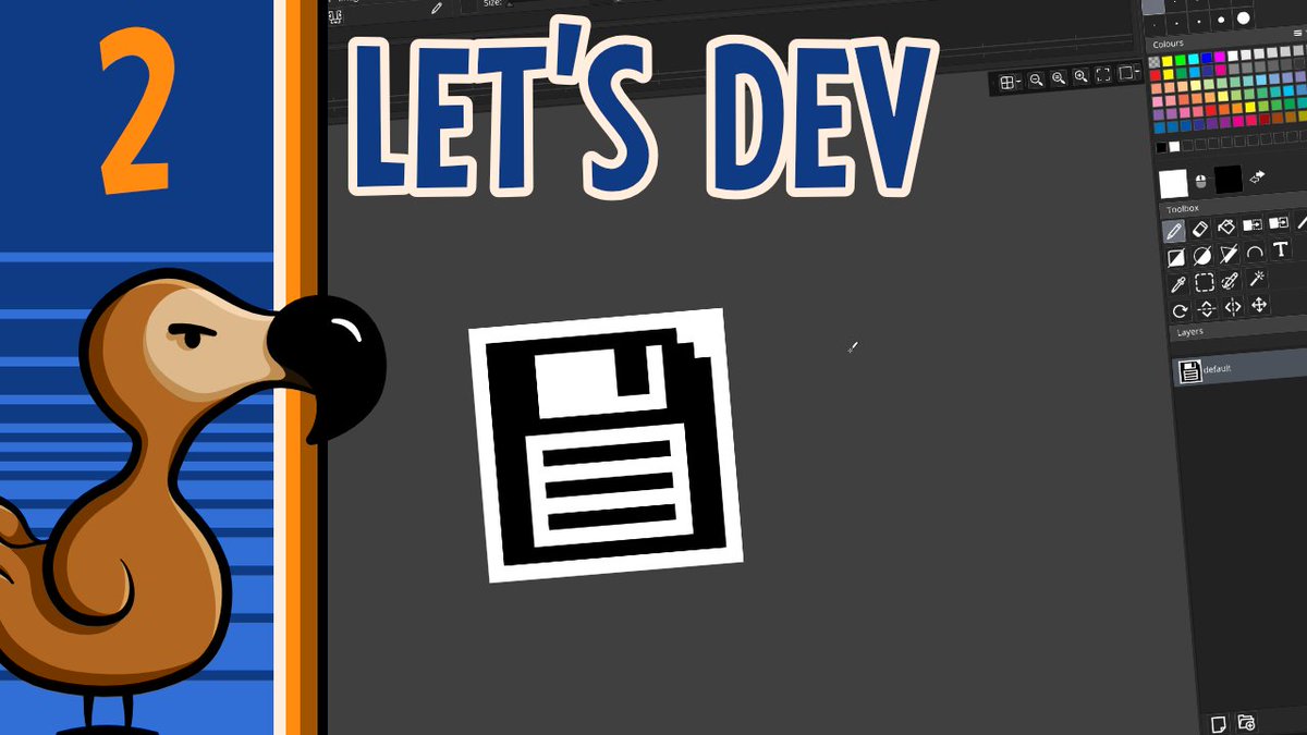 DodgyDodoDev's tweet photo. Let's Dev episode 2 is out now! This episode I dive into #GameMakerStudio2, explore the interface, work with the image editor, create a first object and type some #GML Check it out: 
https://t.co/2Ls3YGWi7l #gamedev #LetsDev https://t.co/fhce9Rs2xk