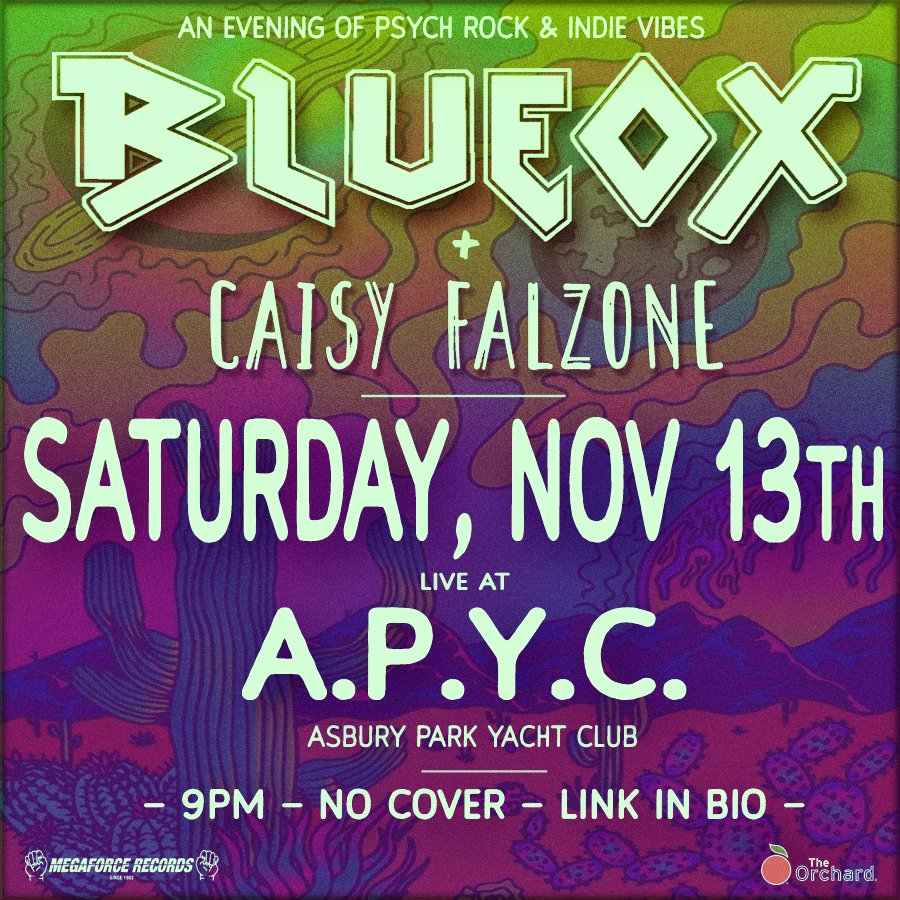 blueoxofficial's tweet photo. LIVE THIS SATURDAY IN NJ - https://t.co/rsdYX1szec https://t.co/IzgpNItEP0