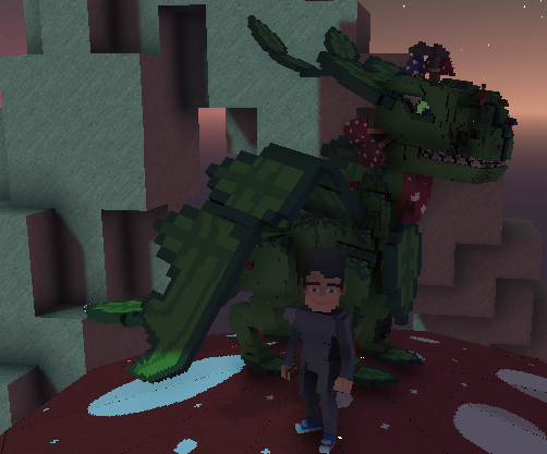CoalDenis's tweet photo. @TheSandboxGame I just participated in the daily #SandboxAlphaS2Contest for a chance to earn up to 1,000 $SAND! Starting March 15 - Selfie with the mushroom dragon. Check out my screenshot below! 👇 #SandboxAlphaS2 https://t.co/yehVE8Vv2u