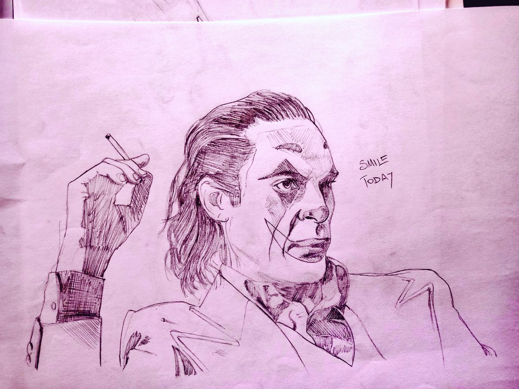 pan_nullo's tweet photo. from my archive #sketchnote #pencil on #printpaper #joker #jokermovie https://t.co/mAgjvBJjKJ