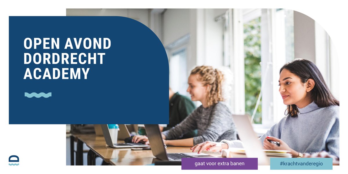 Komend studiejaar is het zover: Dordrecht Academy brengt meer hoger onderwijs naar <a href="/SmartDeltaDS/">Smart Delta Drechtsteden</a>! Nieuwsgierig naar wat <a href="/HOdrechtsteden/">Hoger Onderwijs Drechtsteden</a> jou als bedrijf en je medewerkers kan bieden? Kom langs de open avond op 18 maart.

Meer info:
bit.ly/3qc7aUS

#slimsamenvooruit