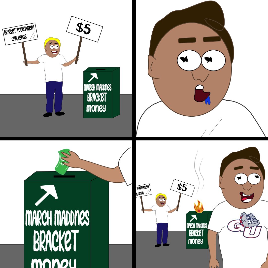 Me turning in my bracket this year #bracketchallenge #NCAATournament