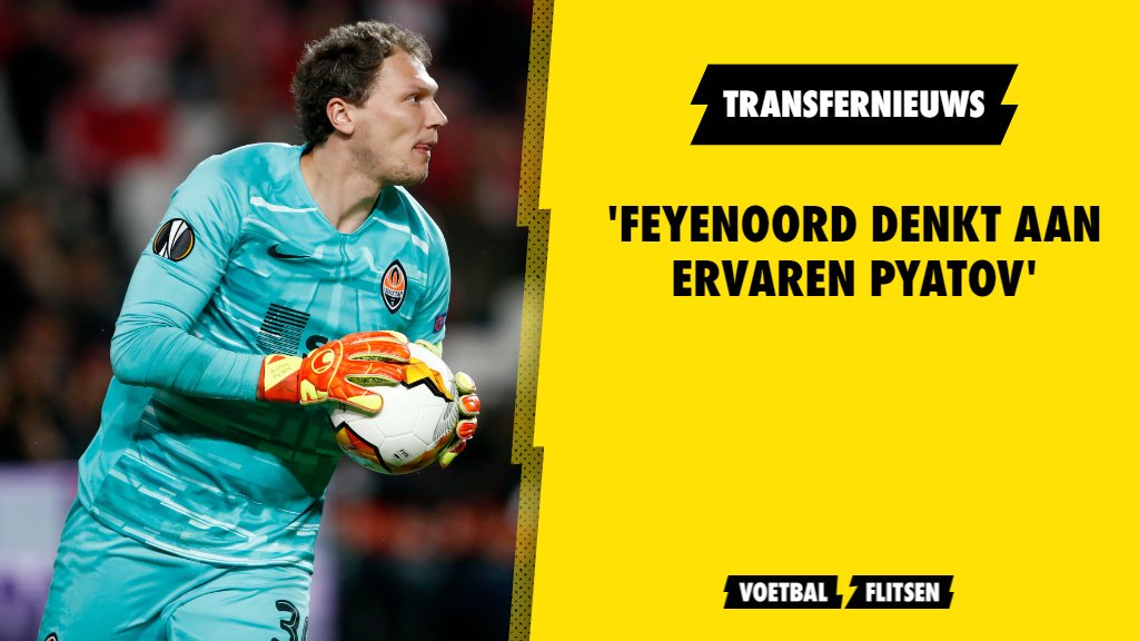 voetbalflitsen's tweet photo. Andriy Pyatov staat in de belangstelling van Feyenoord. De Oekraïense doelman wordt gezien als vervanger van de geblesseerde Justin Bijlow.
#Pyatov #Feyenoord #VF #Voetbalflitsen
Lees meer: https://t.co/L2nQo422UJ https://t.co/WIJ00XMQW4