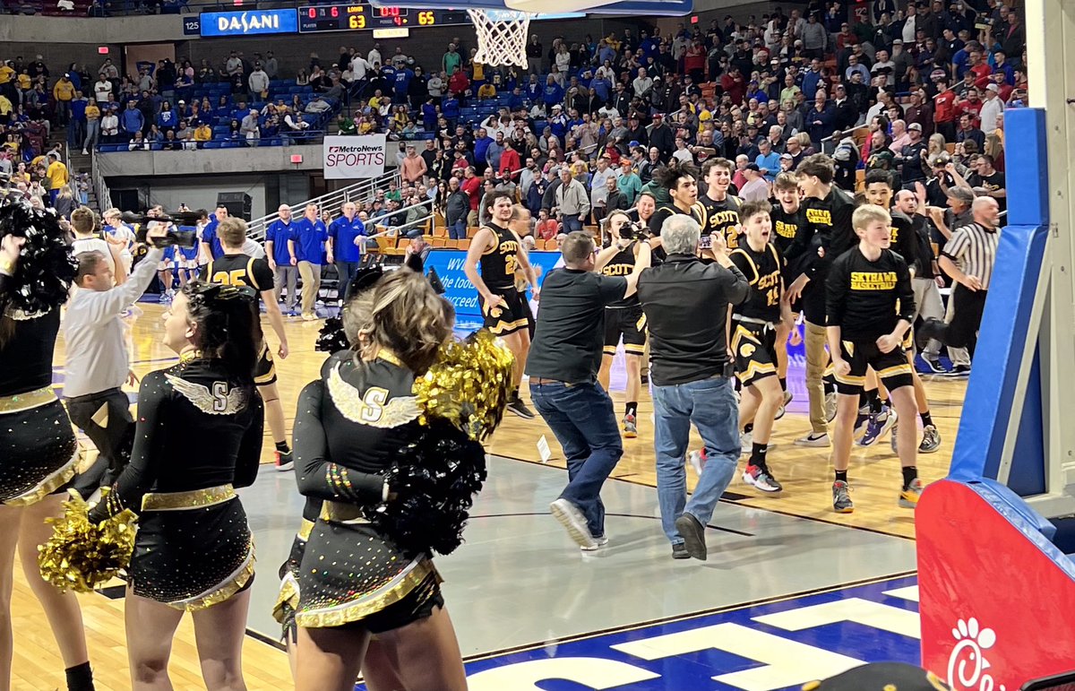 BCS_WV's tweet photo. 🦅Scott Skyhawks defeat the Wildcats 65-63 and moving on in state tournament play!🦅🏀🦅 https://t.co/1iJpqg6TNp