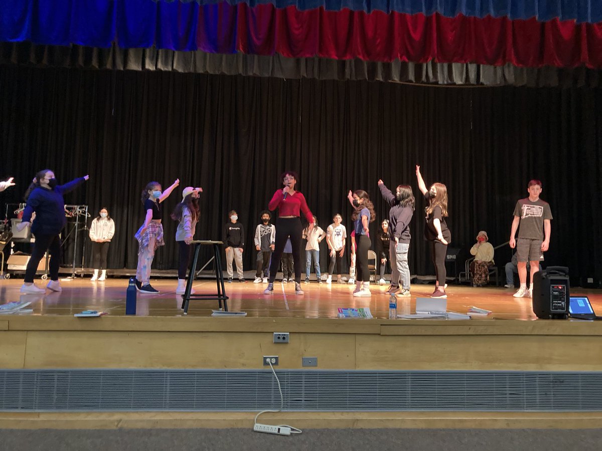 Rehearsal has begun! BMS Musical
