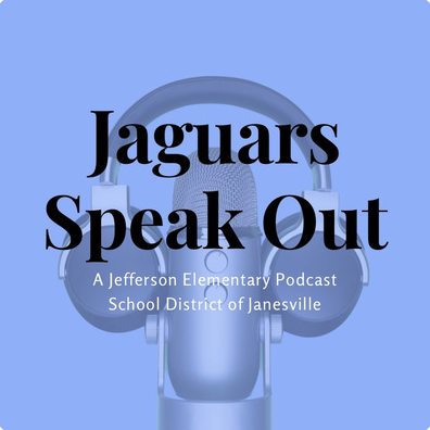 LearningAtJES's tweet photo. We're Back!  
The first episode of Season 3 of the Jefferson Podcast is out!  Check it out here: https://t.co/Ro8axIdfo4
#studentpodcasting #JaguarsSpeakOut @SDJanesville https://t.co/GjOjYSazGz