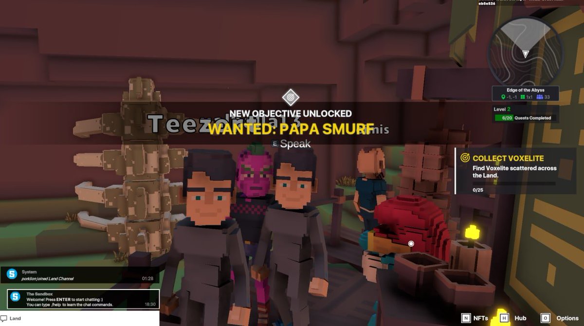 porklion4's tweet photo. @TheSandboxGame I just participated in the daily #SandboxAlphaS2Contest for a chance to earn up to 1,000 $SAND! Starting March 11 - Find Papa Smurf. Check out my screenshot below! 👇 #SandboxAlphaS2 https://t.co/qUeb4Omc8n