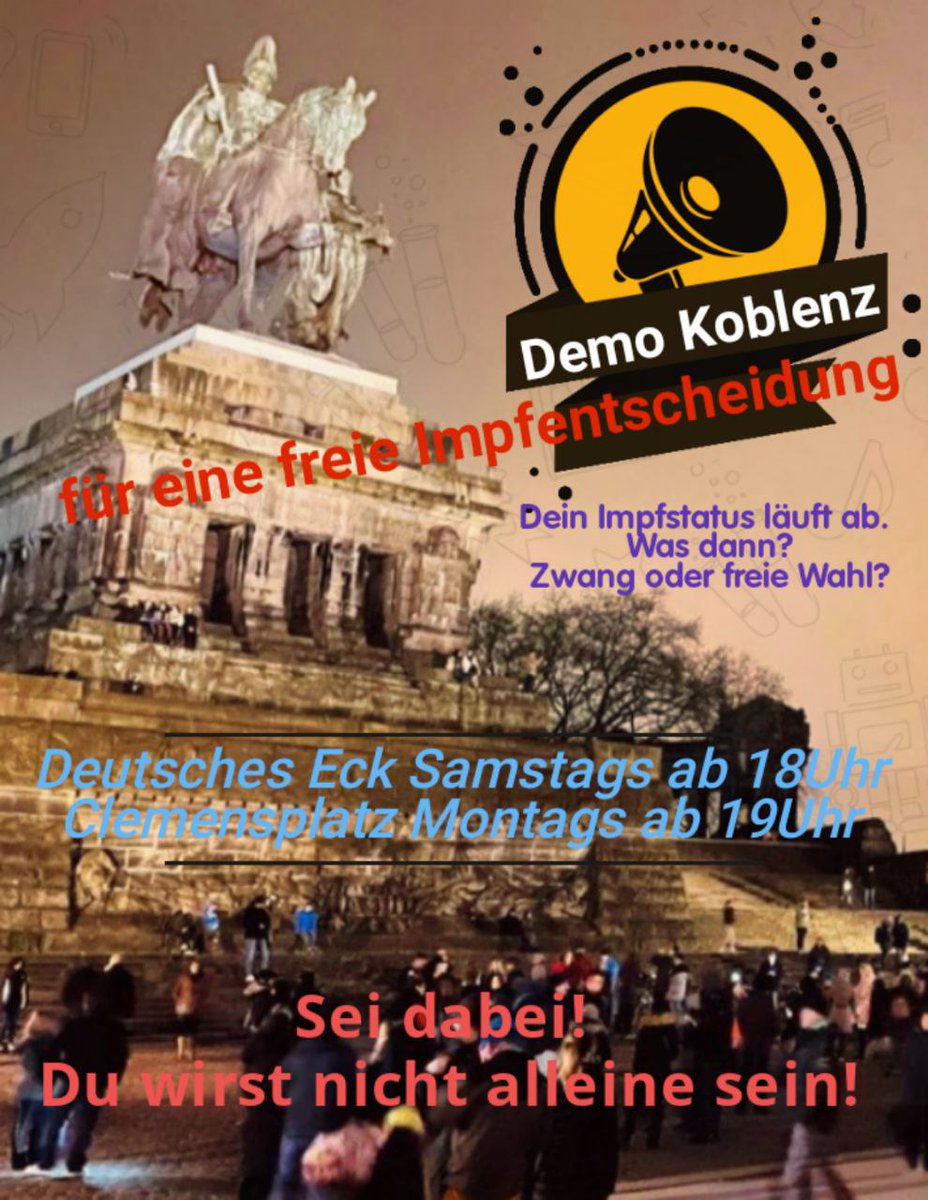 1stWorldpeace's tweet photo. @rlpNews @DB_Cargo #Demo #Demokratie findet auf der Straße statt. #Koblenzstehtauf https://t.co/DS76nRchul