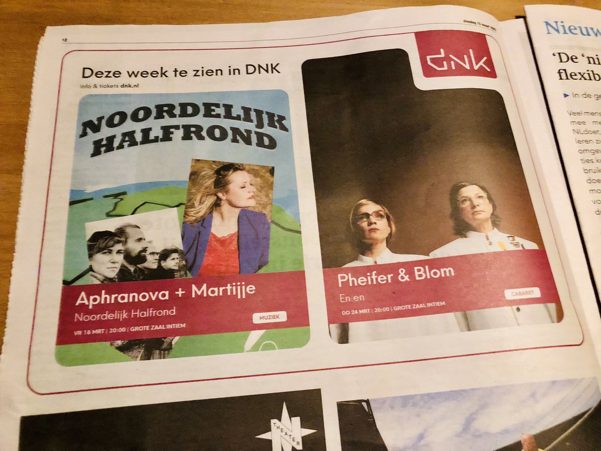 Vandaag in de krant…..<a href="/assercourant/">Asser Courant.nl</a> <a href="/martijje/">martijje</a> @DeNieuweKolk