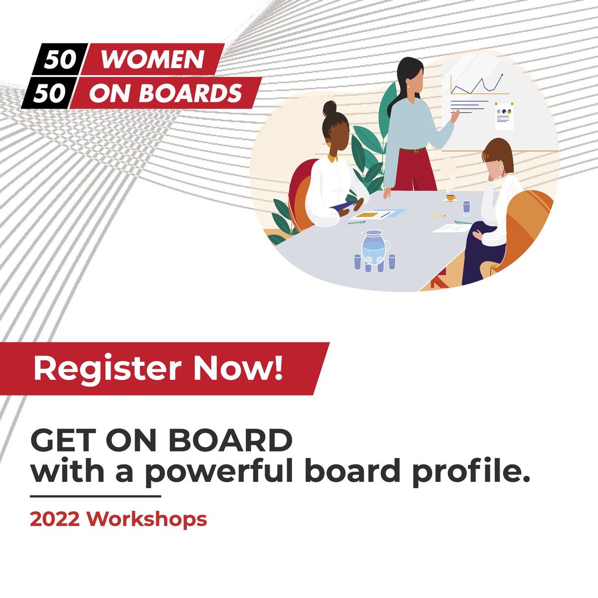 5050Wob's tweet photo. Get on Board! Ready to pursue a board position? Master your pitch and GET ON BOARD with a powerful board profile.👉 NEXT SESSION: 🗓 March 30 and April 1, 4-hr. workshop held in two, 2-hr. sessions on Mon. &amp; Wed.✔️ Register today: https://t.co/AQ1yo26I8L #5050wob #getonboard https://t.co/LTPTd3wsnk