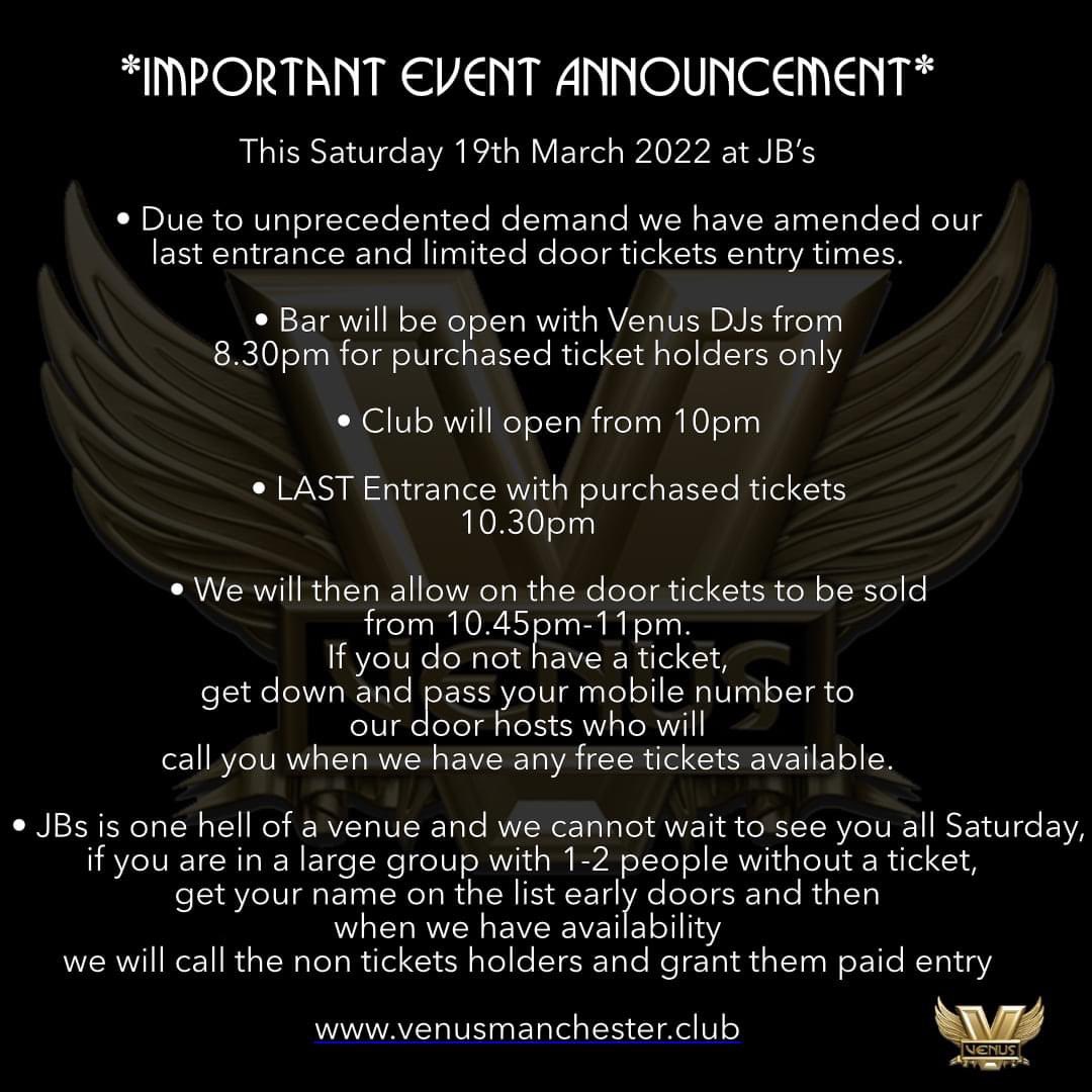 Venus Manchester tweet media