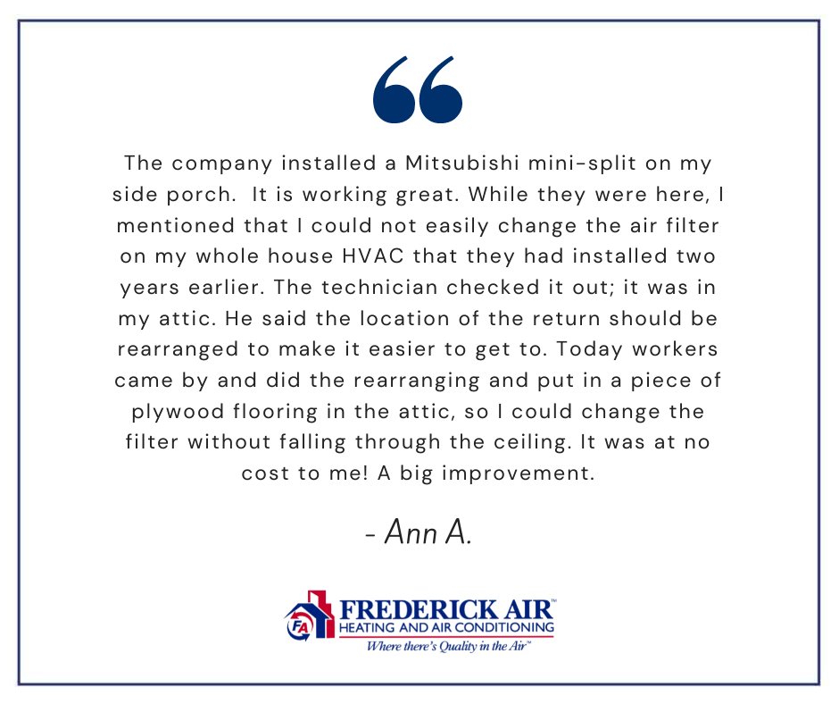 FrederickAir's tweet photo. Changing your filter is extremely important. Let us know if you have any challenges with this task and we might be able to offer a solution. #homemaintenance https://t.co/6cCJ3DeHyS