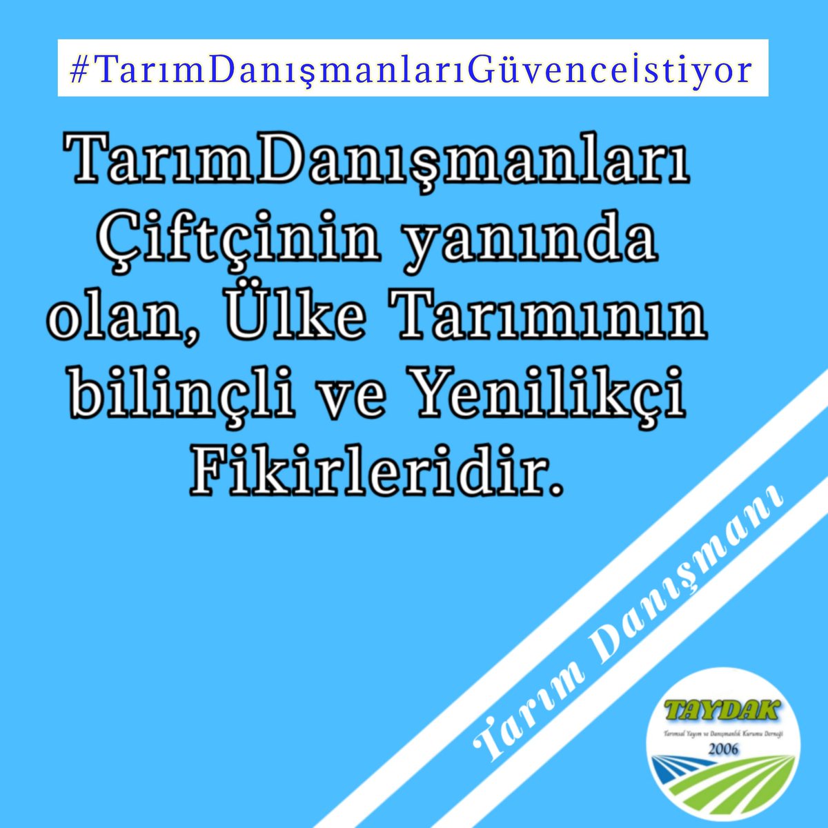 #TarımDanışmanlarıGüvenceİstiyor 
<a href="/tcbestepe/">T.C. Cumhurbaşkanlığı</a> <a href="/RTErdogan/">Recep Tayyip Erdoğan</a> <a href="/TCTarim/">T.C. Tarım ve Orman Bakanlığı</a> @tbvahitkirisci <a href="/tobeydb/">Eğitim ve Yayın Dairesi Başkanlığı</a> <a href="/aysinisikgece/">Ayşe Ayşin Işıkgece</a> <a href="/AAsumanErdogan/">Asuman Erdoğan 🇹🇷</a> <a href="/NumanKurtulmus/">Numan Kurtulmuş</a> <a href="/tarimyazari/">Ali Ekber Yıldırım</a> <a href="/TAYDAK_/">TAYDAK</a> <a href="/BY/">Binali Yıldırım</a>
