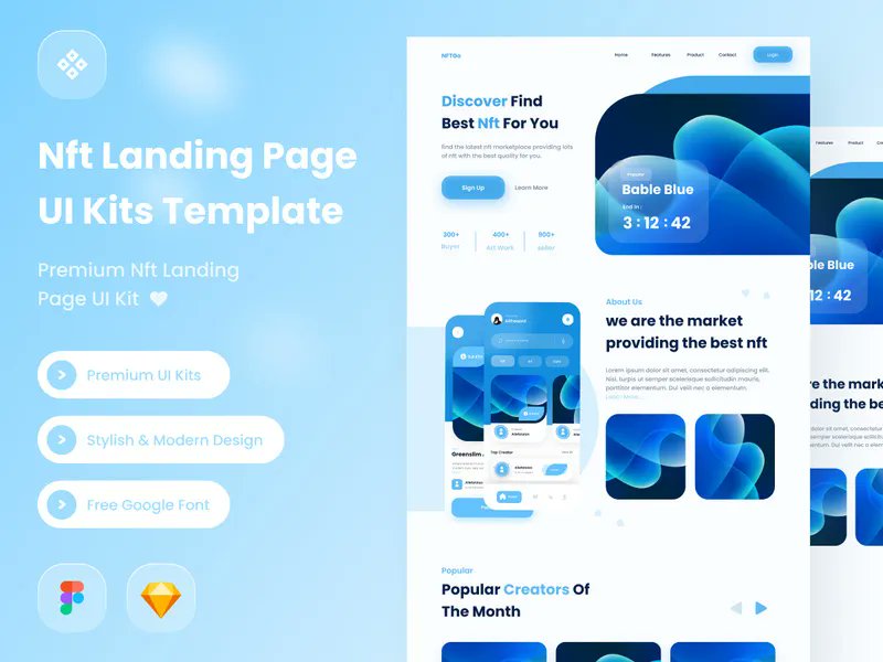 CoEpic's tweet photo. Short on time? Maybe nft landing page kit by jodysaptra can help? https://t.co/zBDSyWE4ip #web #clean #webnft #nft #uikit https://t.co/2z0f9pKdN8