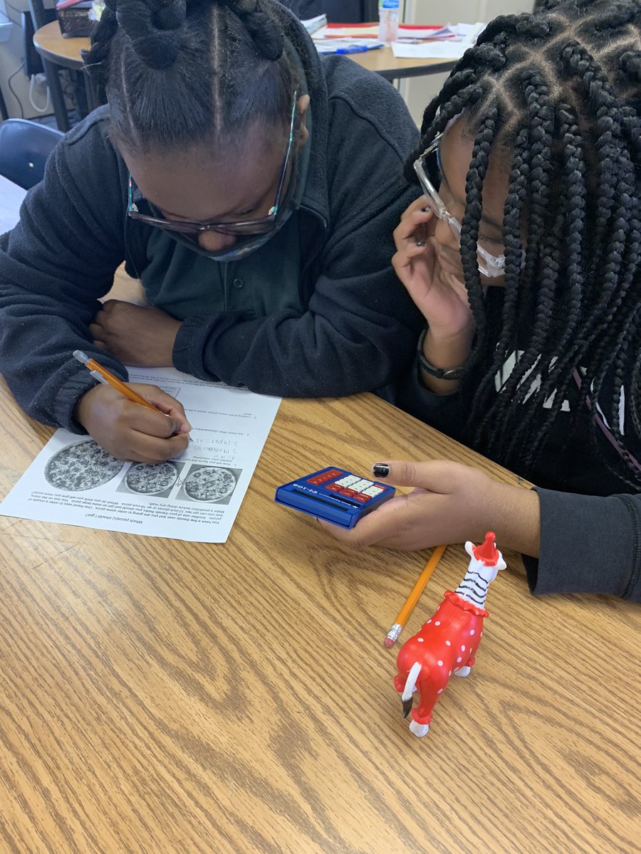 emmert_gators's tweet photo. Celebrated Pi Day (a little late) in 5th grade PACE! Should you buy 2 12-inch pizzas or 1 18-inch pizza? These students know! They measured diameter and calculated circumference and area with real-world problems. Mastering 7th grade math concepts! 💪🏻 @gilliard_gators @faithlucy1 https://t.co/oTGgMwro6X