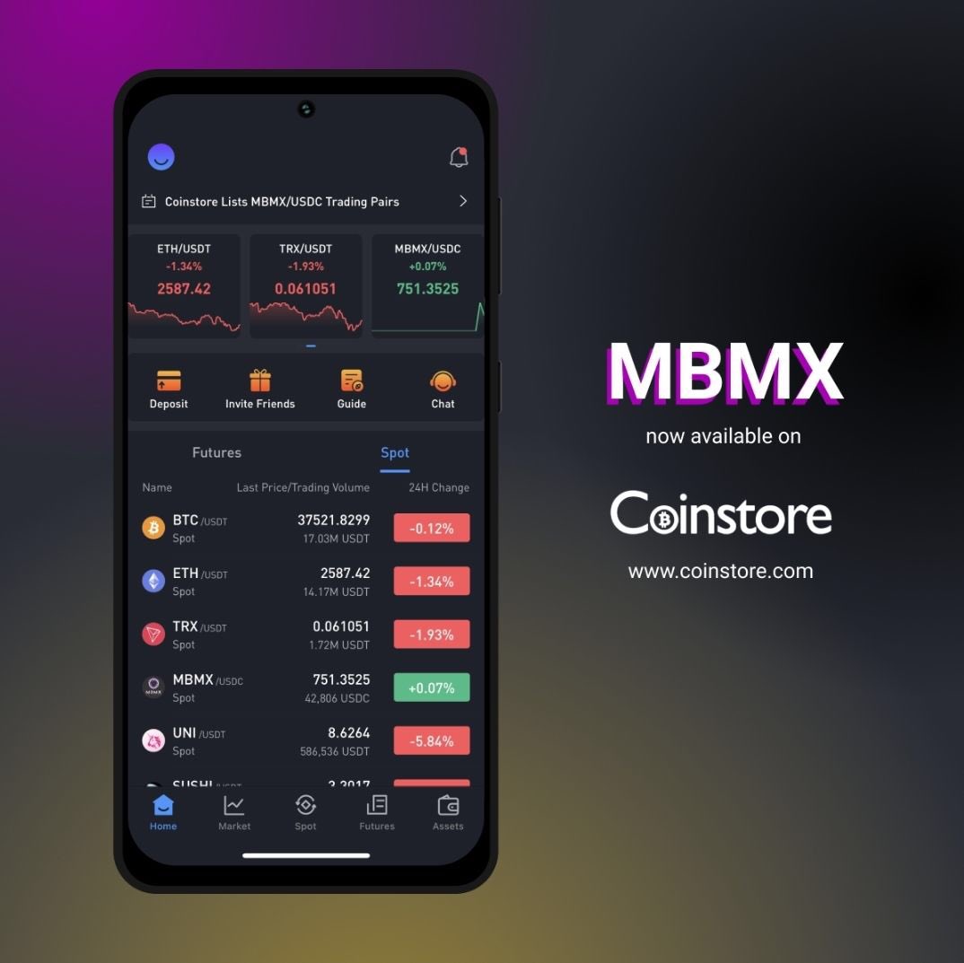 Jasoncoinhelper's tweet photo. @WatcherGuru Enjoy financial leverage and decentralized transaction with MBMX and safe trading on coinstore #MBMX #moneywithoutborders #metalbackedmoney #NFTcollectibles #NFTGiveaway #NFTGaming https://t.co/iDpPyVmCt0