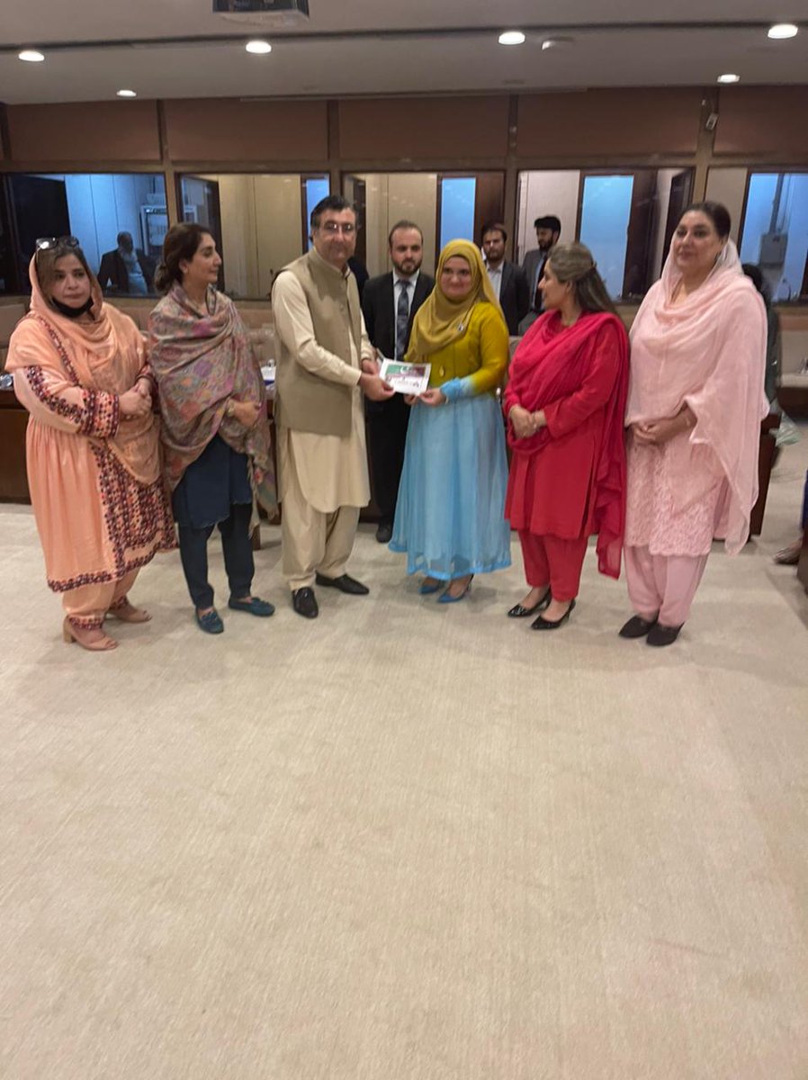 SenatorAyub's tweet photo. Arranged a meeting cum tea in honour of women parliamentarians and Overseas Pakistani women. Listened to the issues and reservations of Overseas from women's perspective. PTI government and PM @ImranKhanPTI is a staunch supporter of equal representation to women in all fields. https://t.co/yB3qbjEmig
