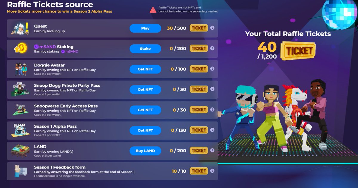 elefandemoi's tweet photo. @TheSandboxGame I just participated in the daily #SandboxAlphaS2Contest for a chance to earn up to 1,000 $SAND! Starting March 14 -  Show your Raffle Tickets. Check out my screenshot below! 👇 #SandboxAlphaS2 still a long way to go until the end https://t.co/SoyFddanmO