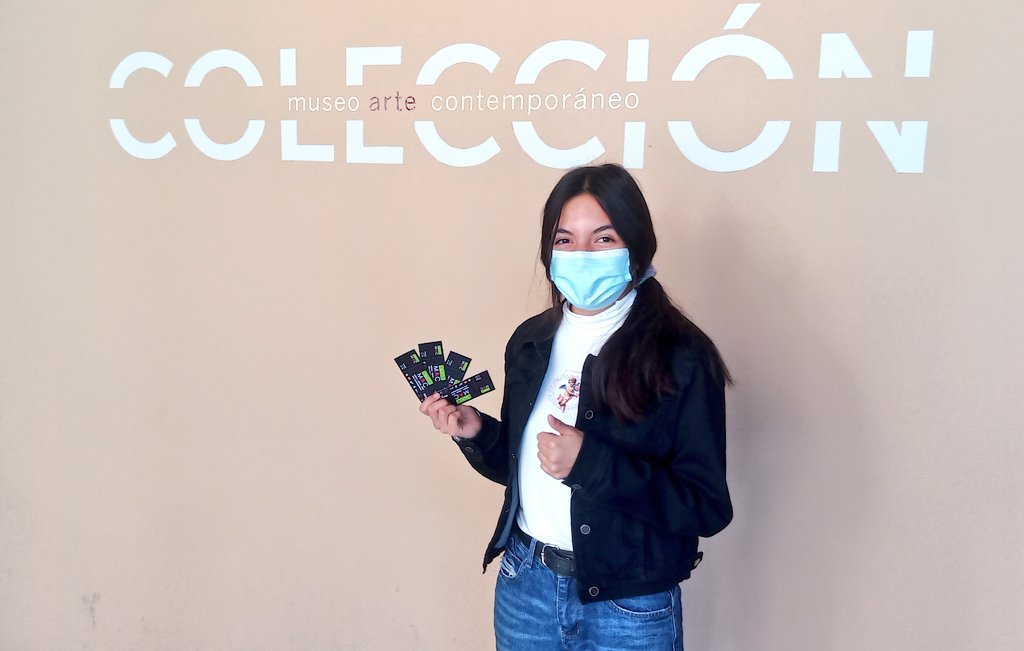museomacslp's tweet photo. No queremos meter presión, pero... Se están de llevando de a varios boletos 😬👉👈 ¡Alejandra ya compró los suyos!🎟️

Los boletos de la Noche MAC están a la venta en taquilla del Museo.
🎟️$50 
🔞Solo mayores de 18 años

#NocheMAC #MACSanLuis #MACSLP #Eventos #Atracciones https://t.co/6kKIgCug89