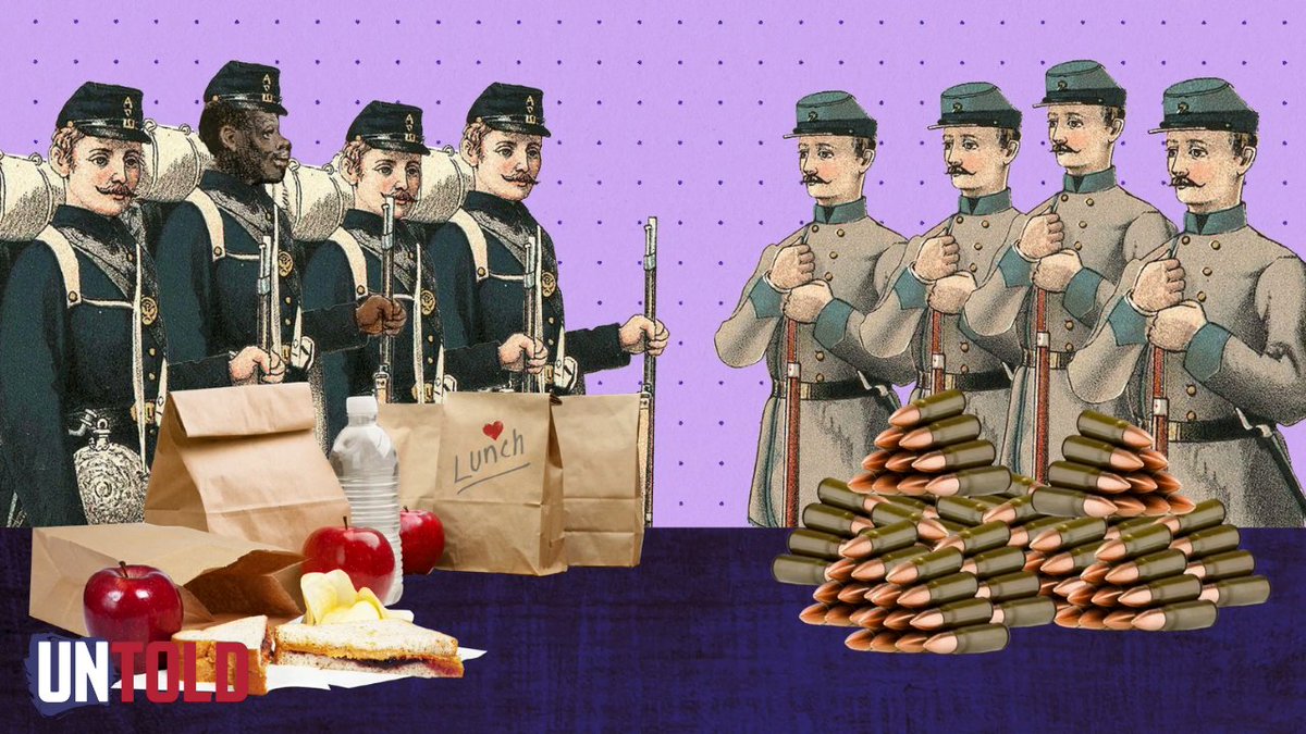 Supplying almost three million soldiers with the food, clothes and resources they needed to fight the #CivilWar was no easy task. So which side proved most successful? Find out at untoldhistory.org

#ushistory #historyteacher #historyfacts
