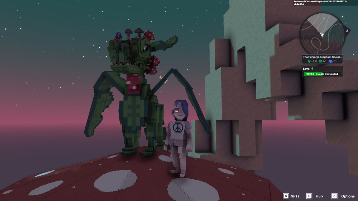 wufan05's tweet photo. @TheSandboxGame I just participated in the daily #SandboxAlphaS2Contest for a chance to earn up to 1,000 $SAND! Starting March 15 - Selfie with the mushroom dragon. Check out my screenshot below! 👇 #SandboxAlphaS2 https://t.co/esIKDiHun1