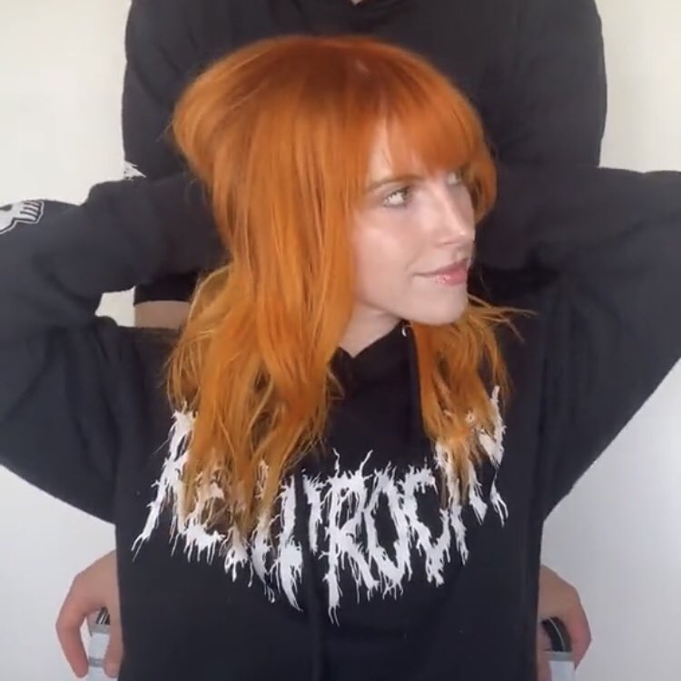 miseryroute's tweet photo. hayley’s hair for the new paramore era!! https://t.co/P9i8ozMjYs
