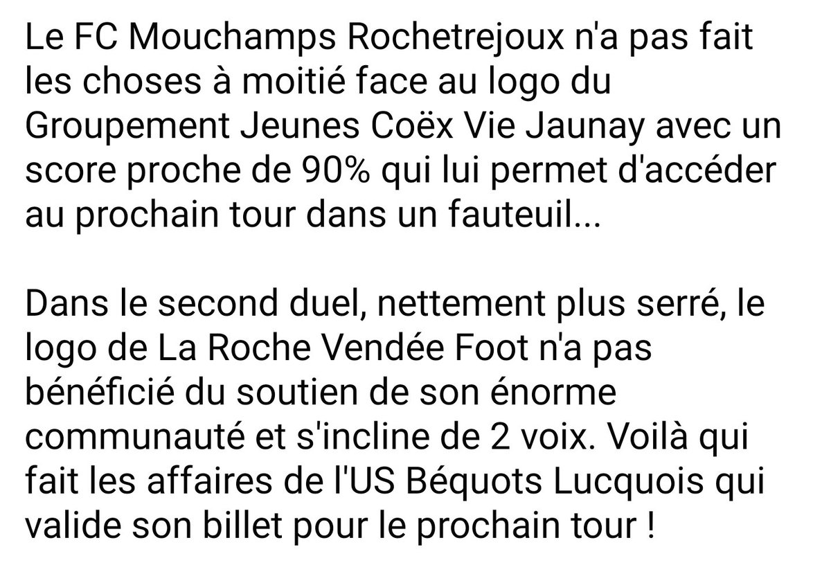 Concours Logos Foot à 11 tweet media