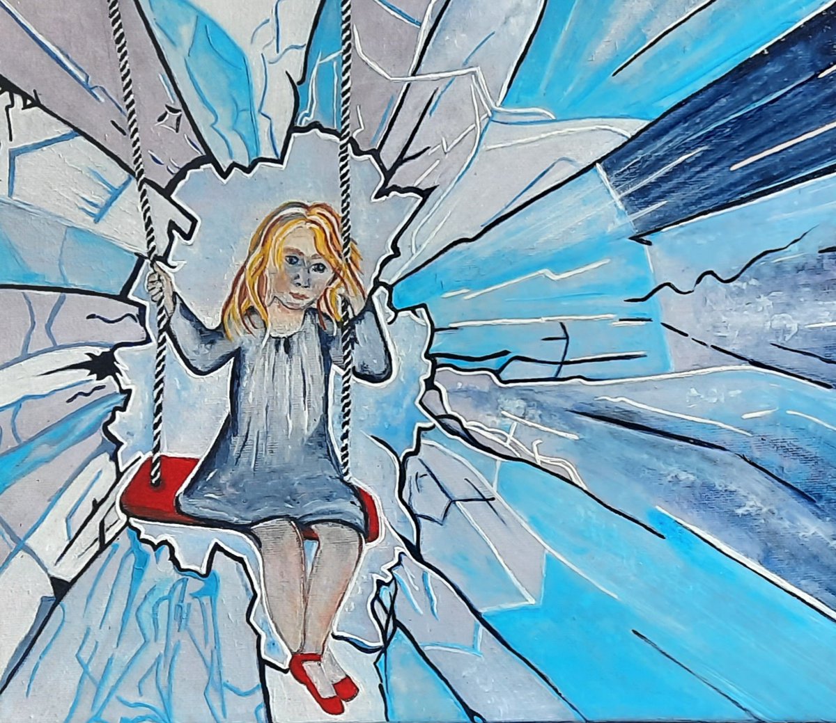 Hierbij een nieuw schilderij van overlever 30. 

Vooraankondiging: Boek Matroesjka, komt medio 2022 uit. 

Over hoe een kind overleeft in een wereld van sadistisch seksueel misbruik

#seksueelkindermisbruik
#kinderhandel