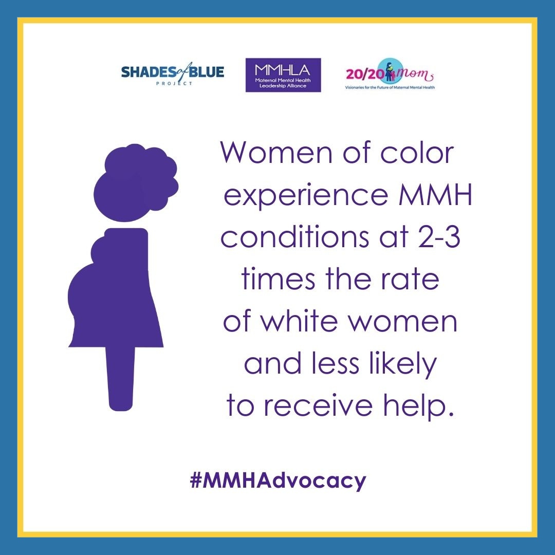 Lack of access to healthcare, logistical barriers, systemic racism &amp; cultural and racial biases in the healthcare system all contribute to disparities in MMH conditions.#MomsMatterAct #perinatalmentalhealth @senatorbaldwin @repmarkpocan <a href="/JudgeJohnCarter/">John Carter</a>
<a href="/JoshHarder/">Josh Harder</a> <a href="/KathyCastorFL/">Kathy Castor</a>