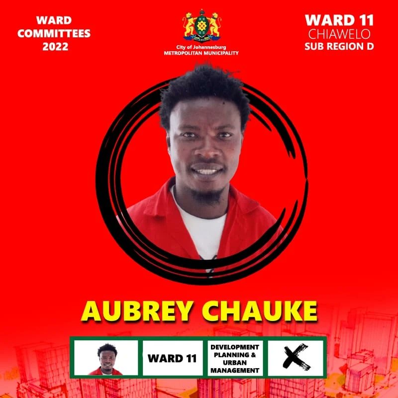 EChiawelo's tweet photo. Fighters go out and tell your Family and Friends to vote for this Faces the day of Ward Committee Election.

That's the only way we can push the service delivery issue in this ward.

We want service delivery as residents of Chiawelo Ward 11.
@Honourablechauk https://t.co/799QsHYANX