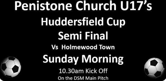 Come and support the U17’s for a bit of Sunday morning football. #UTC #Grassroots #Penistone #PCFC