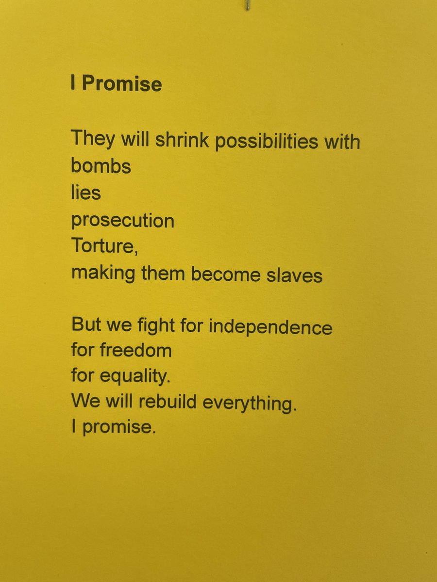 We finished up our Russia unit by creating found poems on the #WARINUKRAINE from a speech <a href="/ZelenskyyUa/">Volodymyr Zelenskyy / Володимир Зеленський</a> made on March 10. 

movingwriters.org/2022/03/08/7-w…