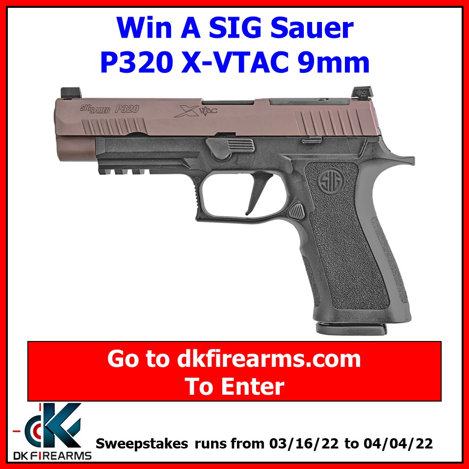 DkFirearms's tweet image. New Gun Giveaway At DK Firearms! WIN A SIG Sauer P320 X-VTAC 9mm!

dkfirearms.com/gun-giveaway/

#gungiveaway #sigsauer