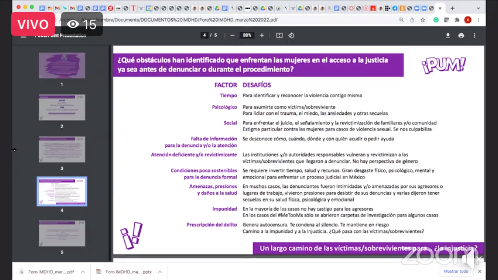 "Quienes logramos hacer una denuncia pública, viene ahora la prescripción del delito,  enfrentándonos a este desafío que te vuelve a silenciar, que nos vuelve a someter, poniéndonos en riesgo ante nuestro propio agresor".

Periodistas Unidas Mexicanas <a href="/PeriodistasPUM/">Periodistas Unidas Mexicanas</a>
