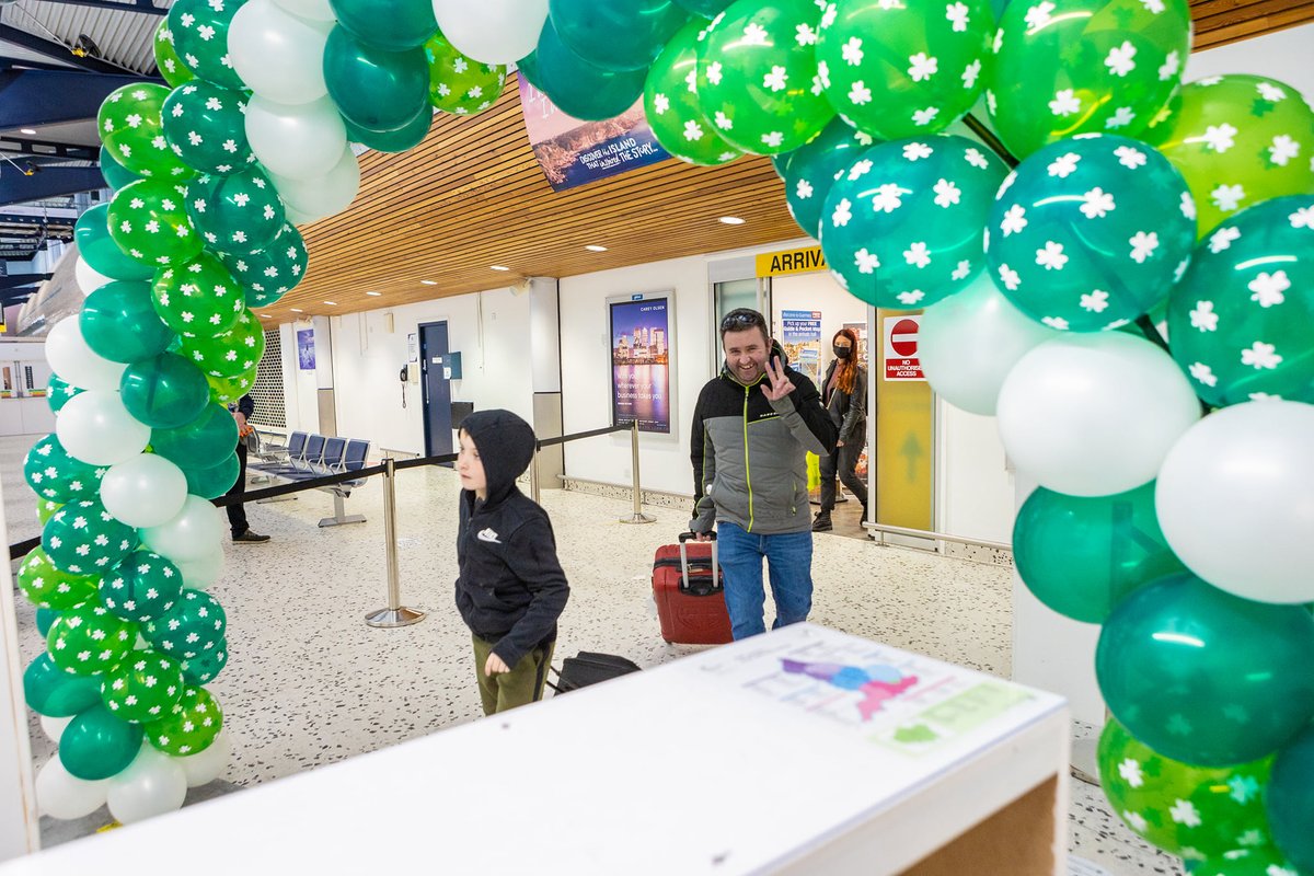 A very warm welcome to our first visitors from Dublin, on Aurigny's new permanent route today. 🇮🇪🇬🇬

We hope you enjoy our Islands as much as we will enjoy visiting your Emerald Isle!

Book the new route at aurigny.com
📷: <a href="/LangloisPhoto/">Tim Langlois</a> / Aurigny
#ThatIslandFeeling☀️