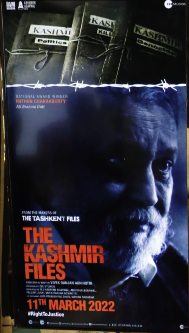 kishanreddybjp's tweet photo. Watched the movie along with ministerial colleagues in New Delhi today.

Congratulations to the makers of this brilliant piece!
#TheKashmirFiles https://t.co/SXFoKgsC2w