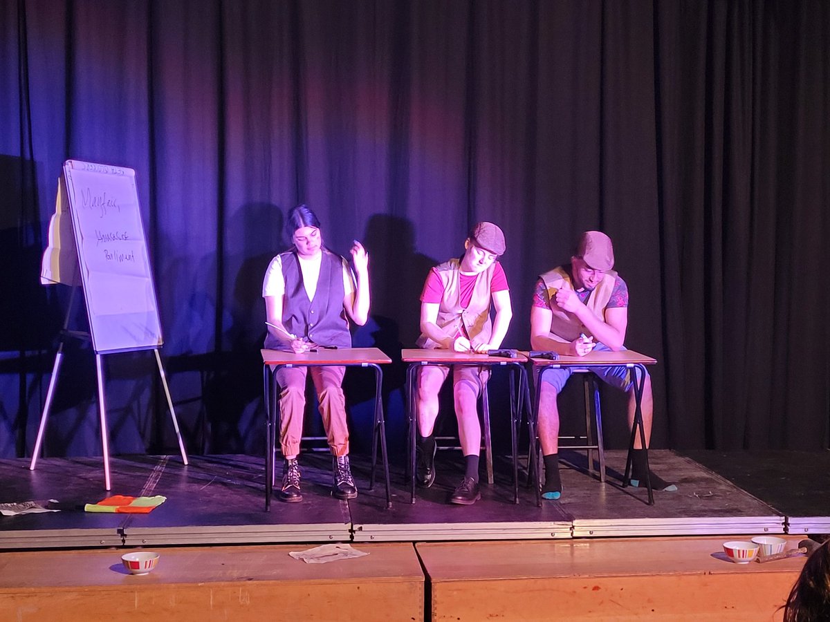Congratulations to our talented Y13 Eduqas A Level Drama learners for performing both their Component 2 Devised and Scripted Texts!  Amazing talent. Practical elements all done... text analysis next! We are all super proud of your efforts. 👏👏👏🙌🎭 <a href="/UptonVoice/">Upton Voice</a>