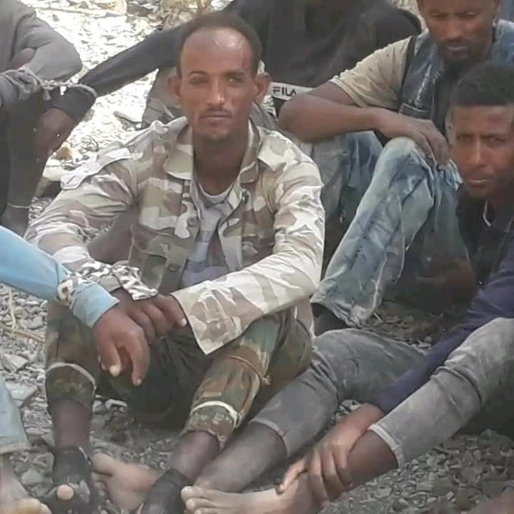 lahadda88's tweet photo. 12- captured POW's of #TPLFTerroristGroup's force in yesterday's war. Defeat and humiliation for tplf invaders. #Afarshallprevail. https://t.co/0vHdJbBcAR