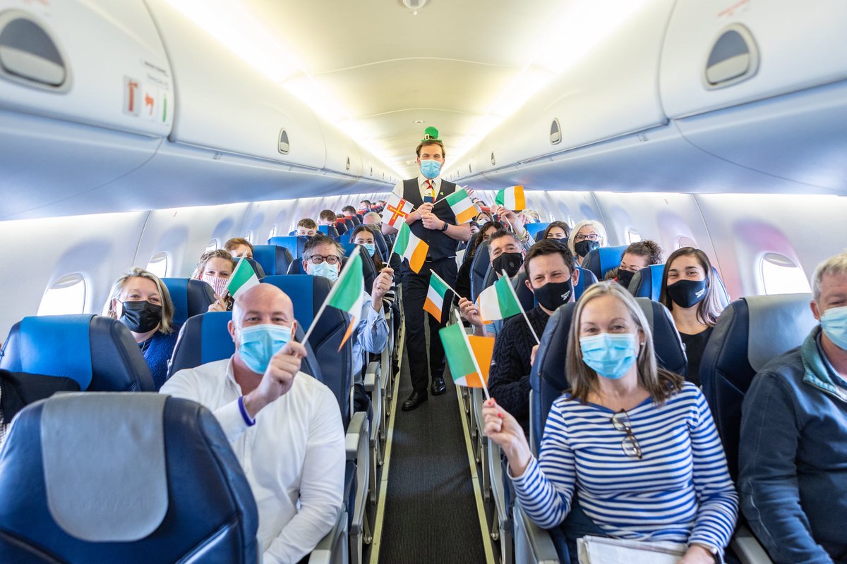 VisitGuernsey's tweet photo. A very warm welcome to our first visitors from Dublin, on Aurigny's new permanent route today. 🇮🇪🇬🇬

We hope you enjoy our Islands as much as we will enjoy visiting your Emerald Isle!

Book the new route at https://t.co/3gROvOM3jS
📷: @LangloisPhoto / Aurigny
#ThatIslandFeeling☀️ https://t.co/A2za3FlO3D