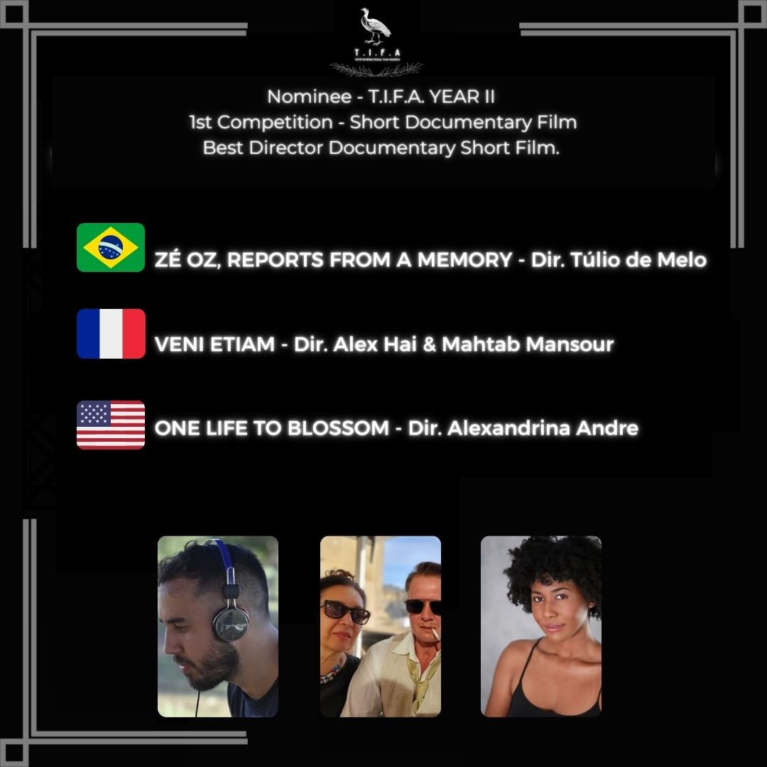 blossom_trans's tweet photo. We're so excited to announce our film got nominated for best documentary short, best editing, and best director at the Brazilian @tietefilmawards ! We're also the only American film in each category and we're so honored and excited for this opportunity.
🇧🇷  #WednesdayMotivation https://t.co/VTYMuYUyFm