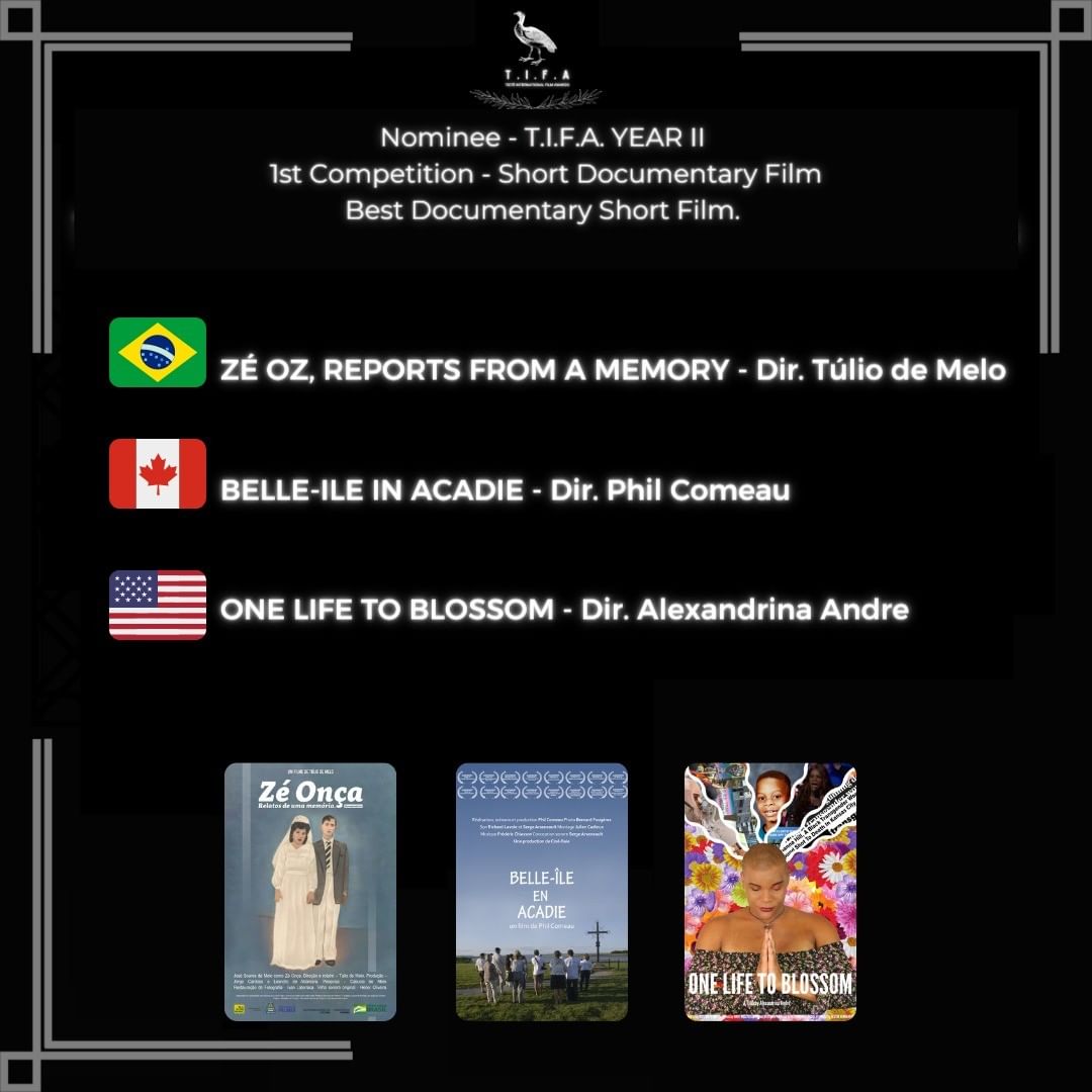 blossom_trans's tweet photo. We're so excited to announce our film got nominated for best documentary short, best editing, and best director at the Brazilian @tietefilmawards ! We're also the only American film in each category and we're so honored and excited for this opportunity.
🇧🇷  #WednesdayMotivation https://t.co/VTYMuYUyFm