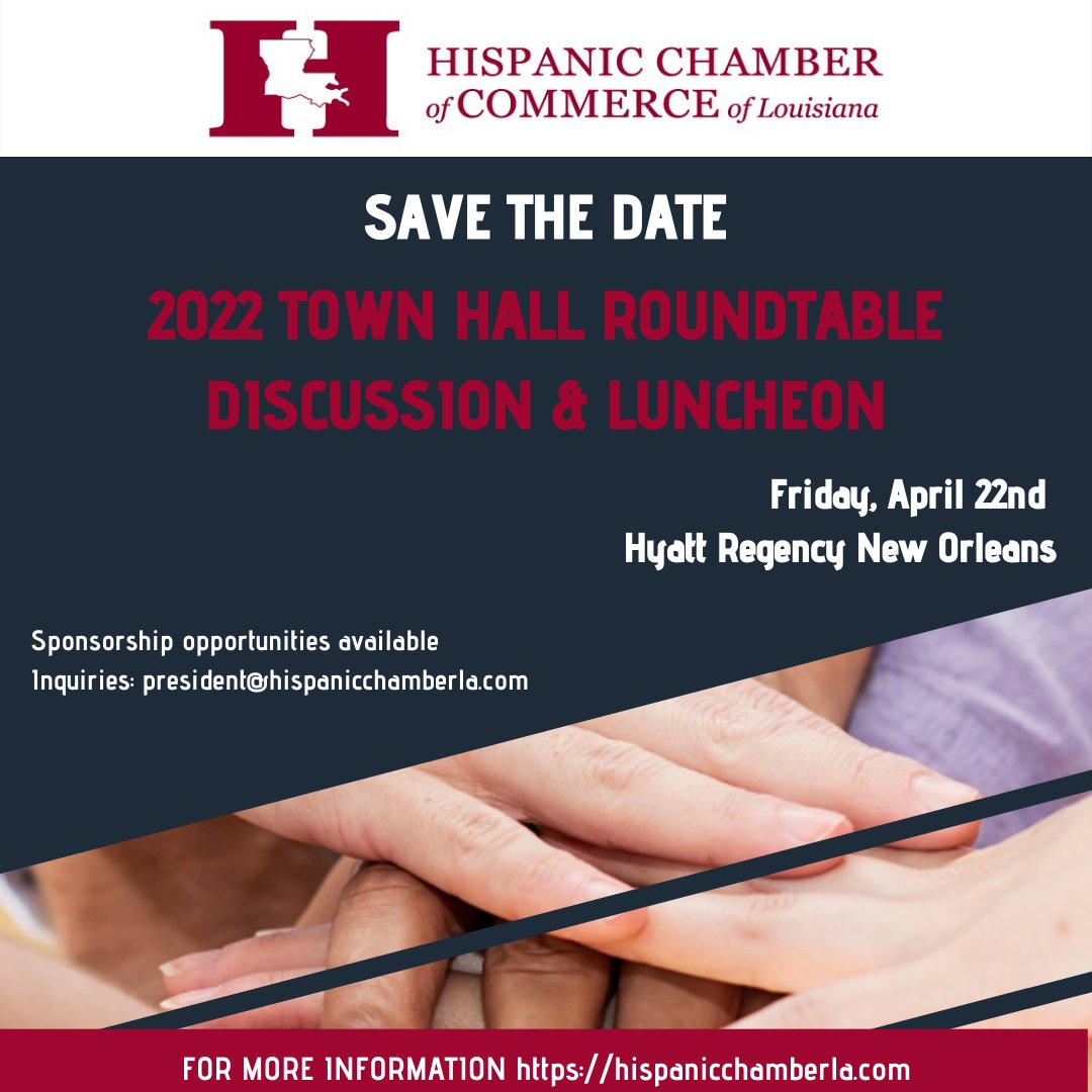 How do economic leaders in Louisiana look out for growth and recovery? At our Town Hall on April 22, hear some of the best minds discuss procurement, infrastructure and opportunity. Registration is open now, and sponsorship opportunities are available. 

hccl.chambermaster.com/eventregistrat…