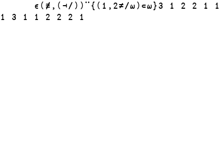 tryaplbot's tweet photo. @mathsppblog @RandyAMacDonal1 1 3 1 1 2 2 2 1

Run it online: https://t.co/s0NvwvDt9m https://t.co/PjVJELPC3L