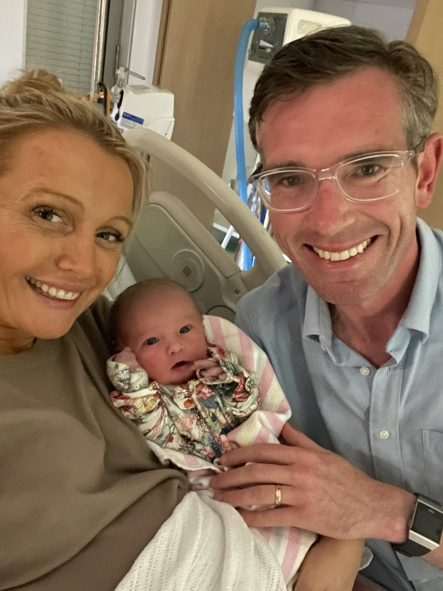 1/2 Here she is! Helen and I are absolutely thrilled to welcome our beautiful baby girl, Celeste Grace Perrottet, born last night.

Both Mum and baby are doing well.