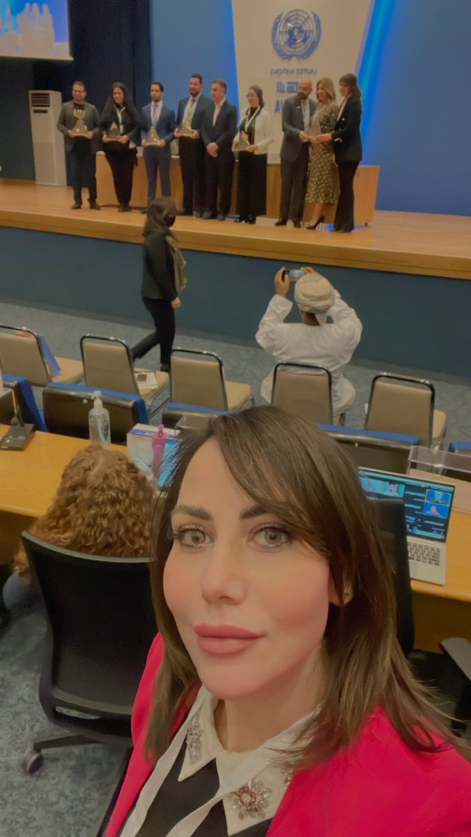 lara_alarab's tweet photo. The @UNESCWA #DigitalArabicContent #DAC #Award for #sustainabledevelopment The session featured interventions by jury members and announced the winners of the #2021DAC Two Lebanese platforms were among the #winners #Entrepreneurship #digitalcontent @KamKalima and Easy Law 💪🏻🤍🇱🇧 https://t.co/ll2zVxcZnp