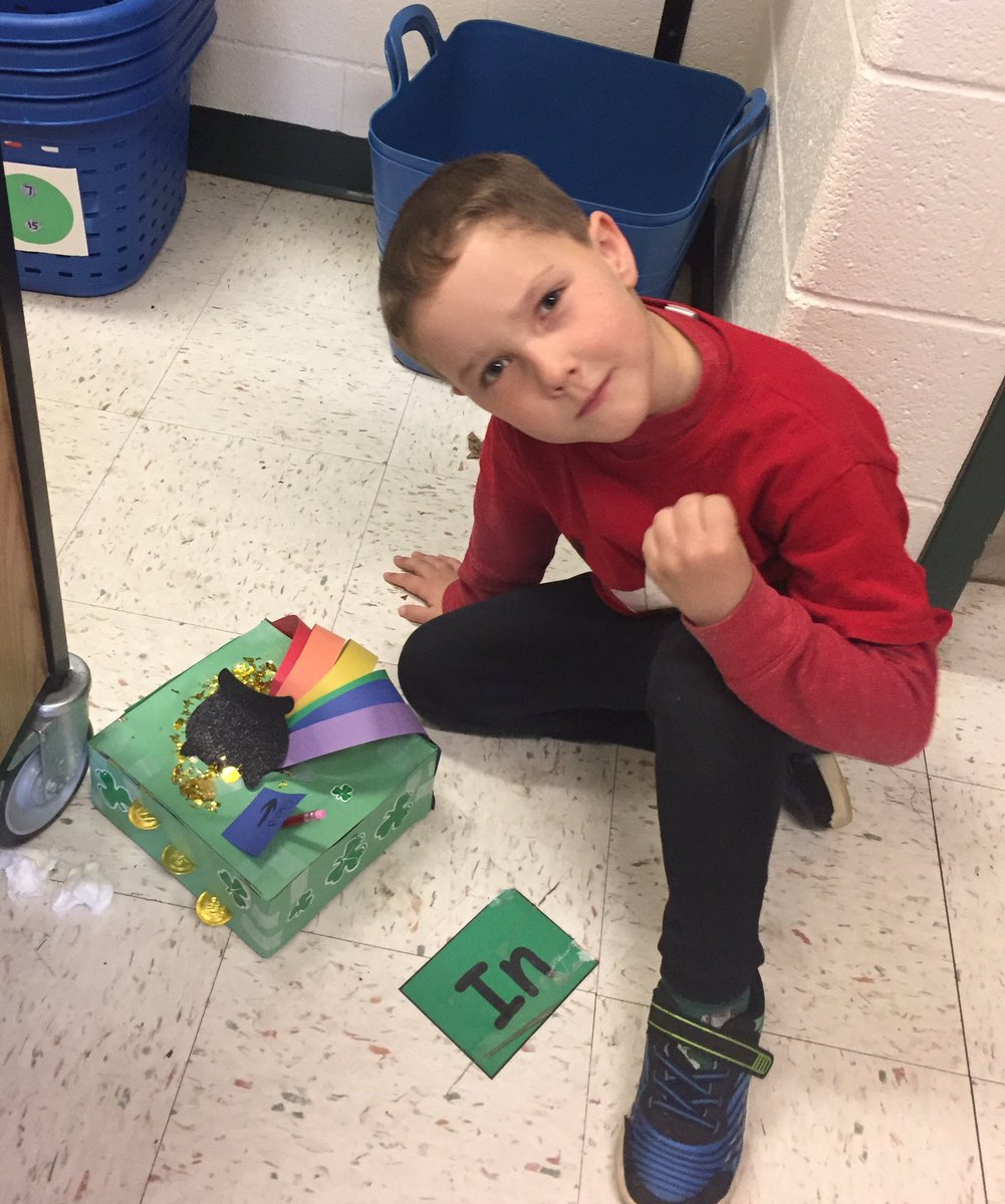 lcpsbworkman's tweet photo. Setting our leprechaun traps with hopes of trapping a tricky one or two!! Will we get lucky?? 🍀#MTVMoose https://t.co/ygg1o8Ti54