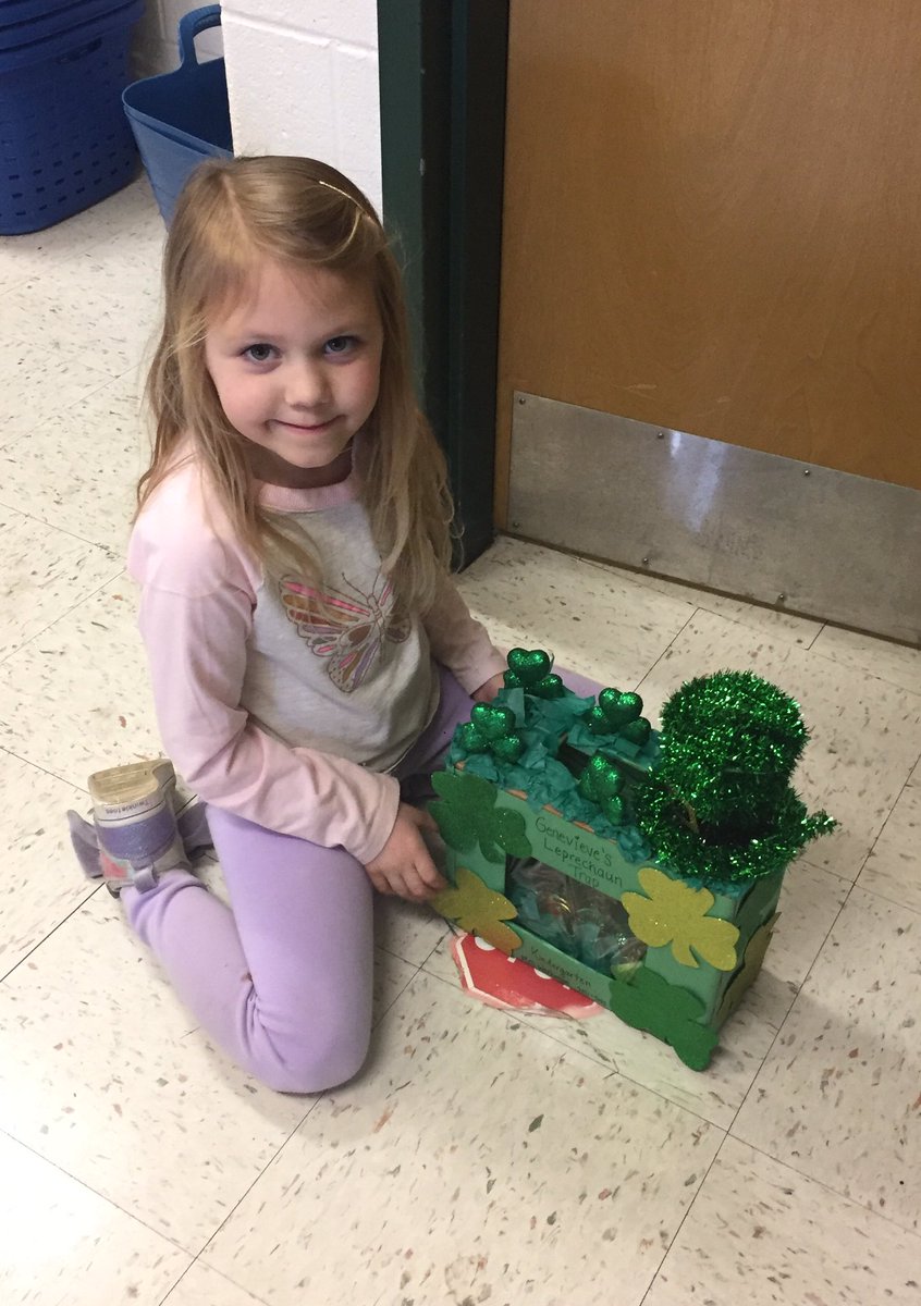 lcpsbworkman's tweet photo. Setting our leprechaun traps with hopes of trapping a tricky one or two!! Will we get lucky?? 🍀#MTVMoose https://t.co/MWhObFaH5r